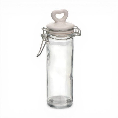 BARATTOLO CON TAPPO CUORE H15